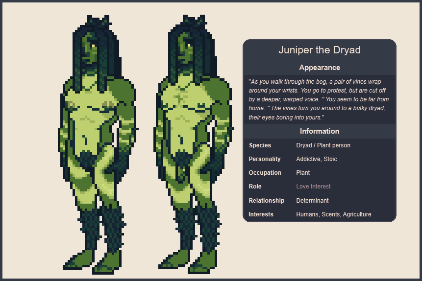 cucum_bermelon's tweet photo. drew my plant person li idea again 

#DoL #degreesoflewdity https://t.co/JMrwBfvQbL