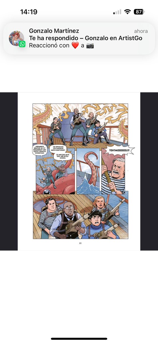 artist_go's tweet photo. LICENSING 🇩🇪📚 Alex Nemo lands in Germany!

‘Álex Nemo and the Brotherhood of the Nautilus’ — the acclaimed Chilean graphic novel by @efeortega and @Gonzo_Martinez — is now available through Margravio Verlag! 🎉

Check out our licensing catalogue here:
https://t.co/eUcmU1Csip https://t.co/L4yaBTDSXL