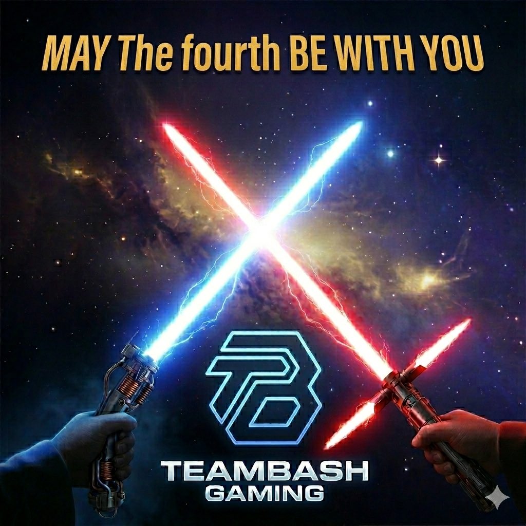 TeamBasH_Gaming's tweet photo. May the Fourth be with you!

TeamBasH wünscht euch einen schönen Star Wars Tag!

#StarWarsDay #MayThe4thBeWithYou #TeamBasH #Gaming #StarWars #MayTheFourth https://t.co/02qLQ1v8td