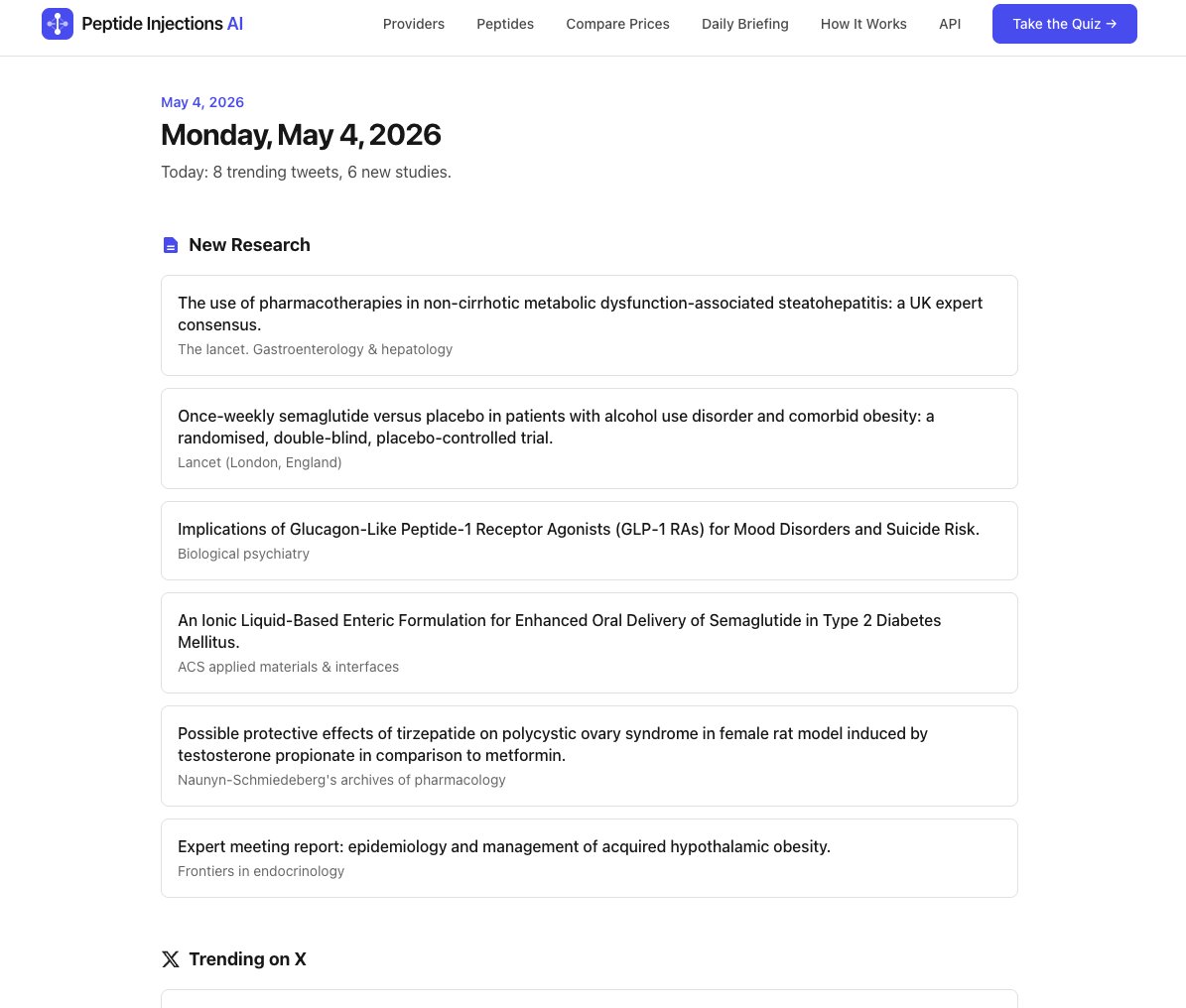 Peptides AI tweet media