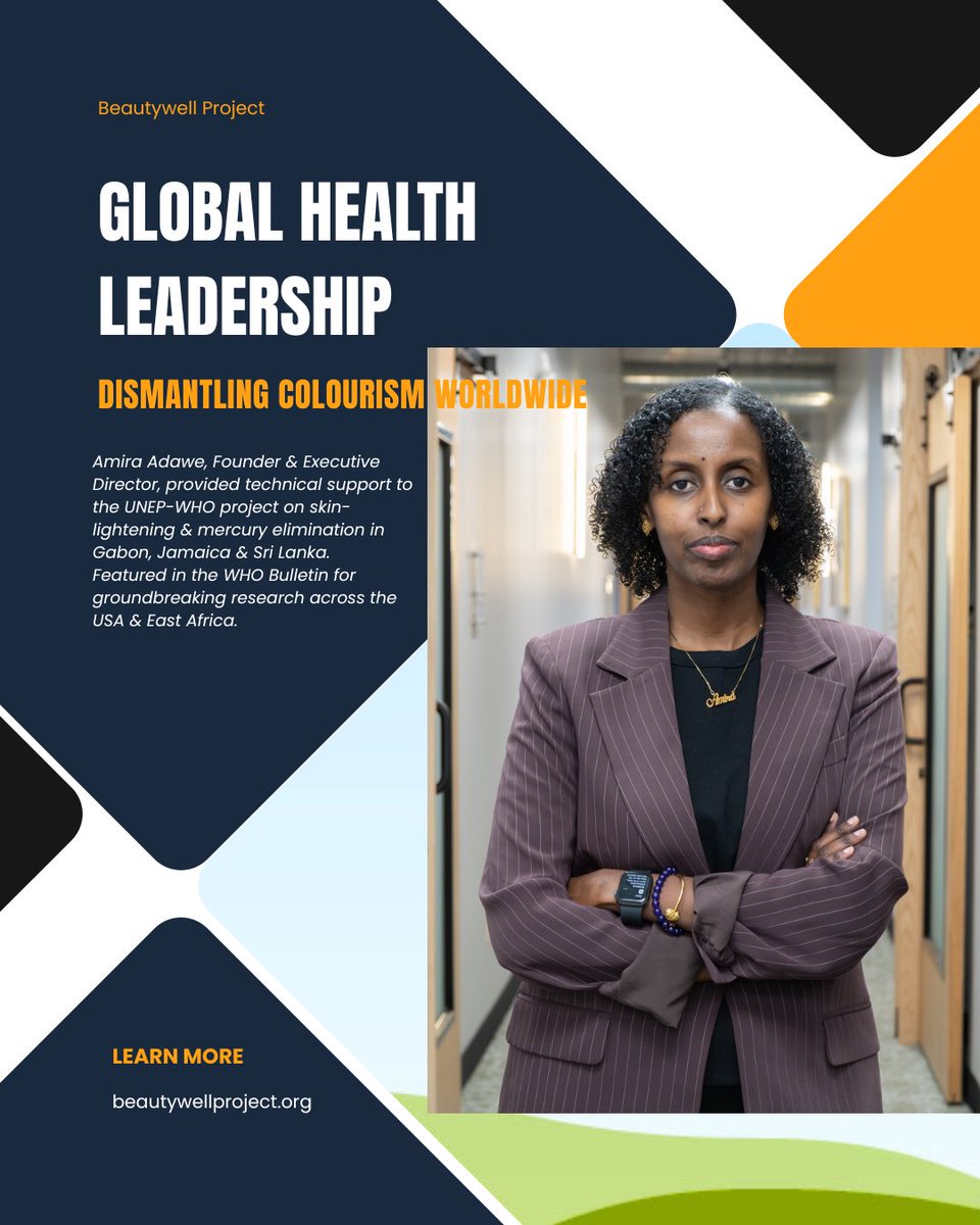 Aadawe's tweet photo. Leading Global Change: 17 years fighting colorism and chemical exposure. 🌍

Since founding @beautiwell in 2017, we’ve driven systemic change. Proud to be featured in the @WHO Bulletin on our global work: https://t.co/unTNkNGsvl
(1/3) https://t.co/pwUa8G2Jq8