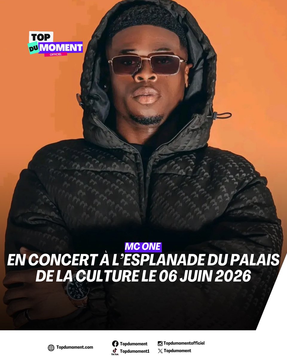 topdumoment1's tweet photo. Mc One sera en concert à l’esplanade du palais de la culture le 06 juin prochain 🔥
🎫 : 5000 F
https://t.co/a54uNn6FlS #McOne https://t.co/s6UduTeRiM