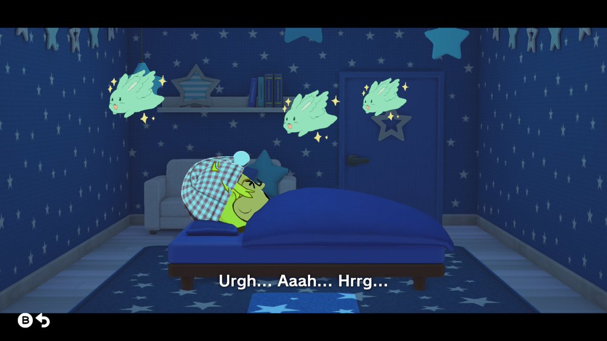 Alfred’s being haunted by the mint bunnies
