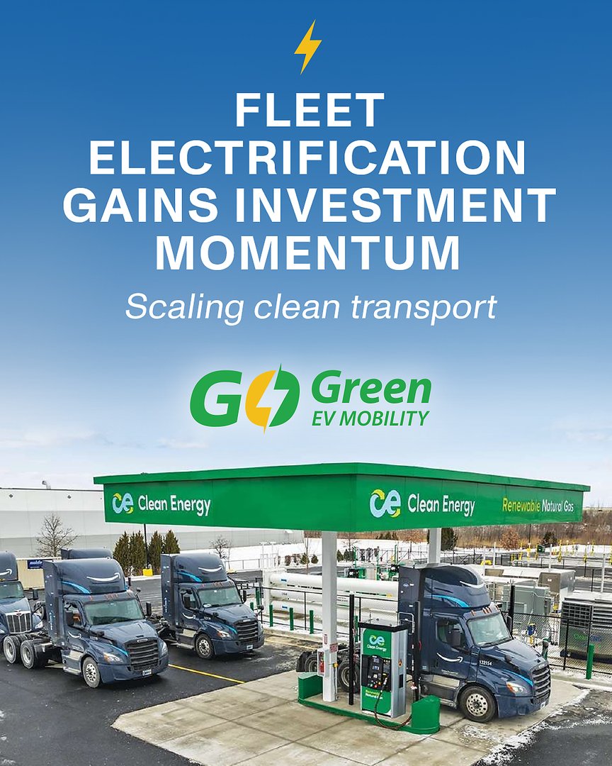 gogreen_ev's tweet image. Businesses across Canada are investing in electric fleets to reduce costs and emissions. Go Green EV Mobility supports full-scale deployment with integrated solutions. #FleetElectrification #ElectricVehicles #GreenTransport #Sustainability #EVCanada