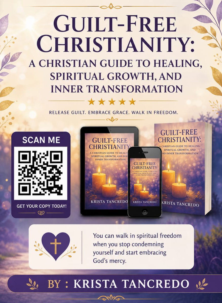 tanc63914's tweet image. You weren't meant to live in guilt.

God's grace is bigger than your mistakes. 

#Christianity #Faith #Healing #SpiritualGrowth #Grace