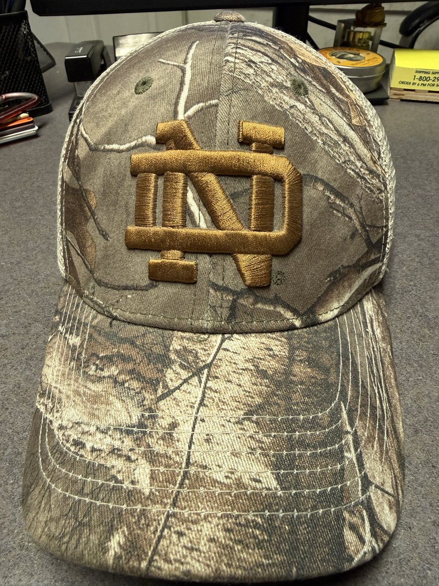 NDTheBend's tweet image. Everyone at work talking about my hat today for some reason 🤷🏼‍♂️. Look man, I have an obscene amount of #NotreDame hats. Sometimes I wear one that’s “Not Normal” #GoIrish