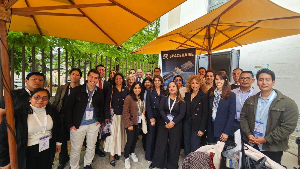 EmbColomItalia's tweet photo. Roma 4 de mayo de 2026.
La Embajadora Ligia Margarita Quessep Bitar inauguro el curso Spaceraise 2026 en el Aquila – Italia en representación de la Organización Italo Latinoamericana (IILA) de la cual es su actual Presidenta.
El evento fue organizado por GRAN SASSO TECH. https://t.co/ogd2J2fp0W