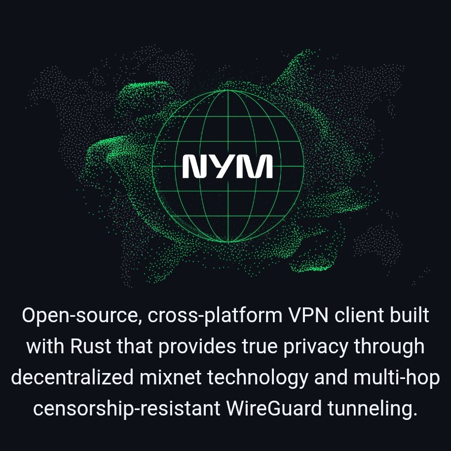 Techjunkie_Aman's tweet photo. This is what happens when you redesign VPNs from scratch:

NymVPN:

Core tech:

• 5-hop mixnet routing (not 1 server)  
• hides content + metadata (timing, patterns)  
• zero-knowledge accounts (no email, no identity)  
• decentralized nodes (no central logs)  
• WireGuard + anti-censorship (AmneziaWG)  

How it works:

• entry node sees your IP  
• exit node sees destination  
• no node can link both  

Modes:

• Fast → 2-hop, better speed  
• Anonymous → 5-hop, max privacy  

What this means for you:

• harder to track than normal VPNs  
• works better in censored networks  
• real anonymity, not just IP masking  

Limitations:

• anonymous mode = slower speeds  
• smaller network than big VPNs  

Platforms:

• iOS, Android, Windows, macOS, Linux  

Pricing:

• free trial + low-cost monthly  

This isn’t “no logs”.

It’s log-proof by design.

But the bigger question. Would you switch?