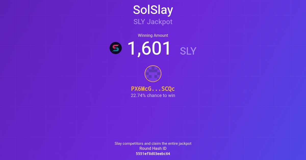 SolSlay - Solana Game tweet media
