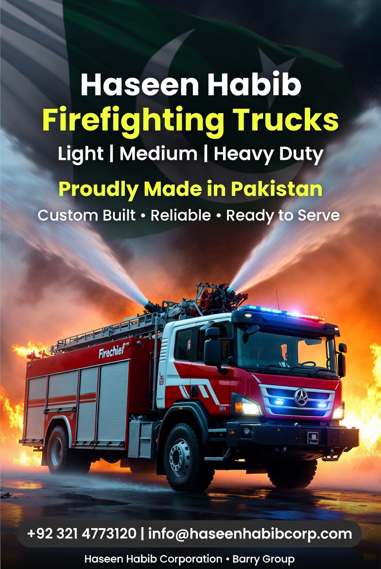 aamirbarry's tweet image. 🚒 Built for Bravery. Ready to Save.

✔
#FireSafety #FireFighting #EmergencyResponse #HaseenHabib #IndustrialSafety #RescueVehicles #PakistanIndustry #FireTrucks #BarryGroup #BarryHoldings #fireprotection