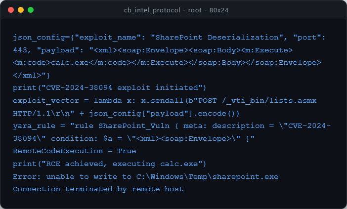 CyberBoxAI's tweet image. [CB_INTEL_ALERT]
🚨 Your SharePoint servers are exposed.
We've identified a critical deserialization vuln in Microsoft SharePoint.
We’ve mapped the architectural fix. Dropping the exact firewall rules in our channel now. #CyberSecurity