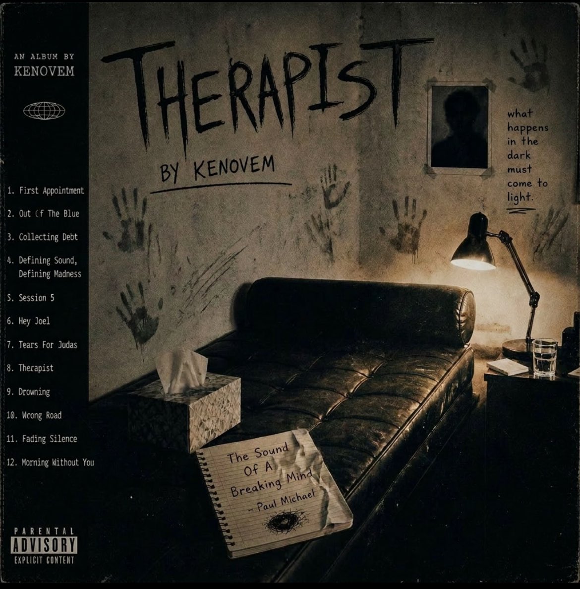 Kenovem1's tweet image. It speaks… if you’re prepared to listen. Your THERAPIST.

#NewMusic #IndieArtist #AlbumAnnouncement