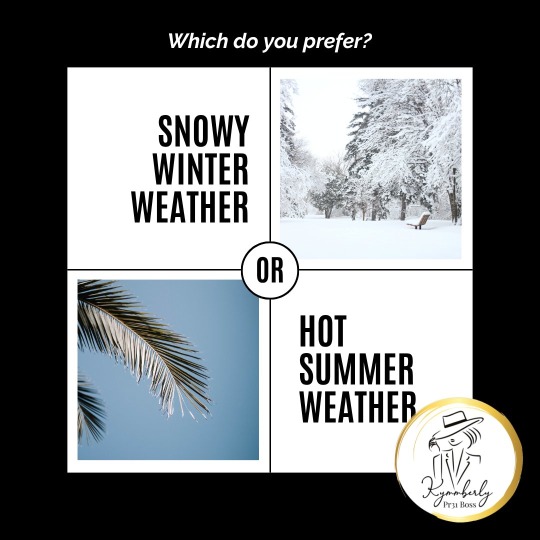 Pr31BossLife's tweet image. Pick your side! ❄️ Are you all about cozy snowy winters or do you thrive in the heat of summer? Let's see where the votes lie! ☀️ #winterwonderland #summerheat #teamsnow or #teamsun?