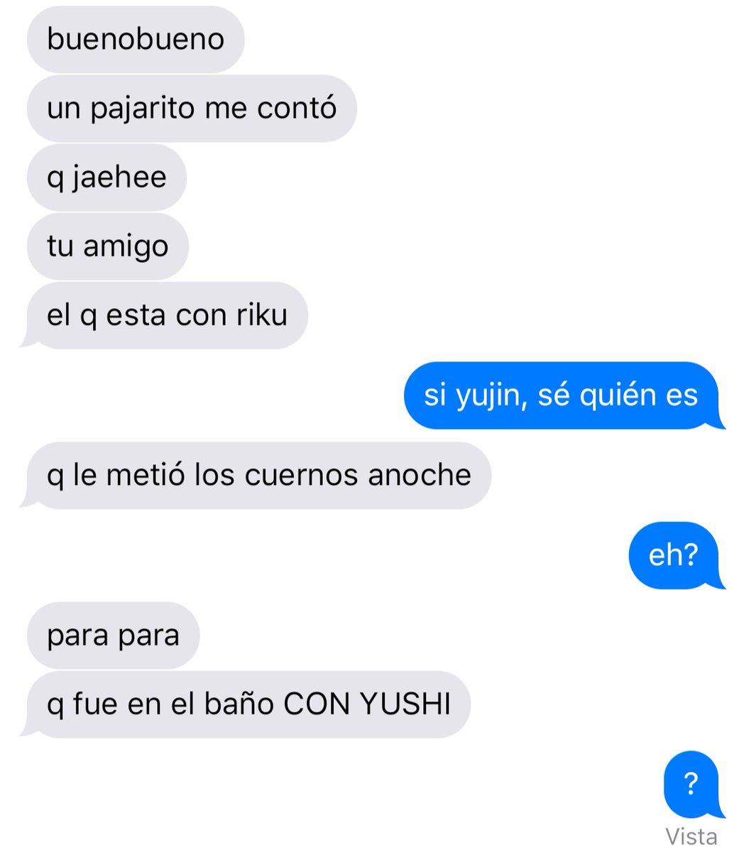 beomdiola's tweet photo. au nct wish | rumours

riku y jaehee son novios; yushi y riku son mejores amigos. ambos son las personas que riku más ama y en las que más confía, hasta que sale el rumor de que jaehee le es infiel con... yushi? https://t.co/YjCTw8tAJJ