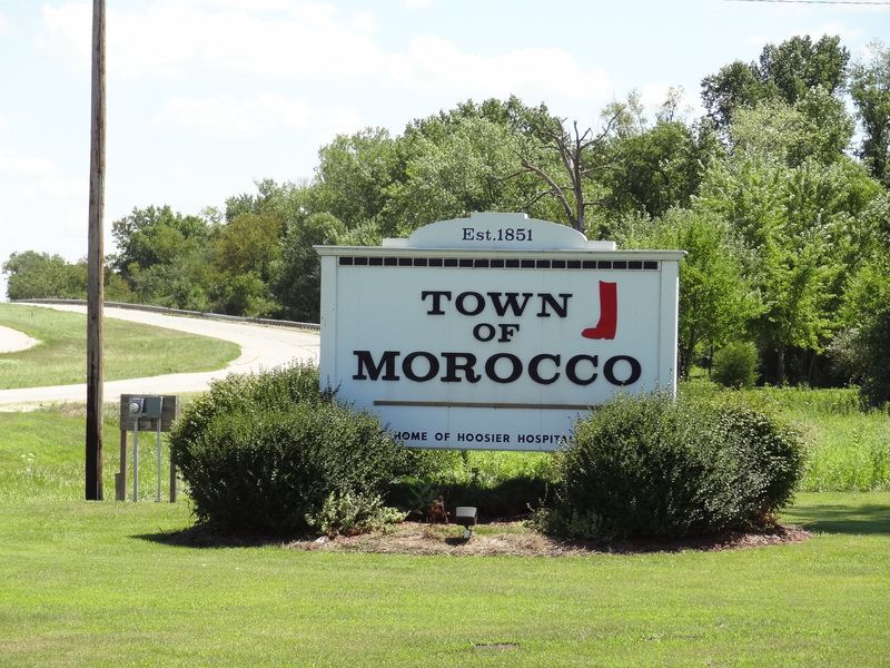 The city of Morocco s located in Newton County, Indiana, in the United States..According to local legend, a traveler wearing leather boots from "Morocco" named the town in 1841..The city is sometimes confused with the country #Morocco during online deliveries..🙂‍↕️