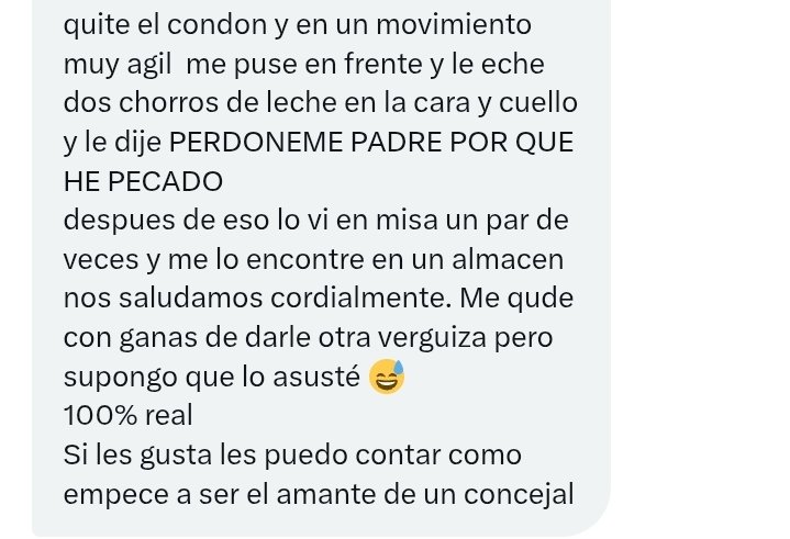 RelatosMedellin's tweet photo. Culiando con un sacerdote. 🔥

Envíen sus relatos al DM.

#MorboMedellín #CruisingMedellín #Relatosgay
#Exhibicionismogay #VoyeurMedellín #PajerosMedellín https://t.co/3uEQs76s87