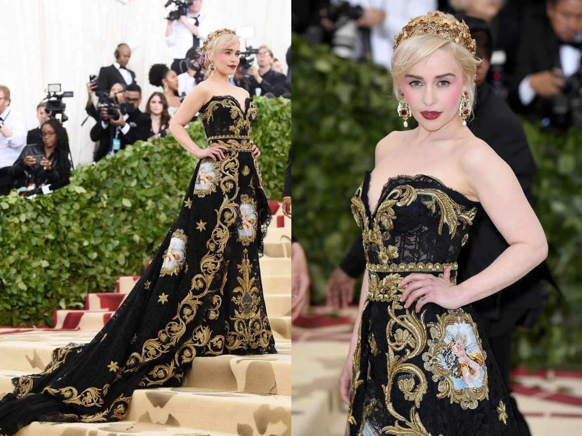 The Met Gala is tonight, so here’s your annual reminder of Emilia Clarke’s iconic 2018 ‘Heavenly Bodies’ look.