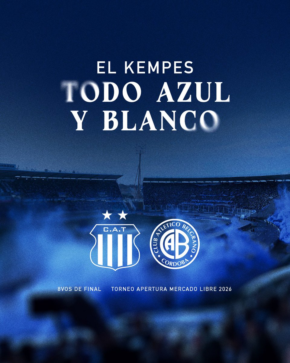 Una vez más, un Kempes repleto 𝐓𝐎𝐃𝐎 𝐀𝐙𝐔𝐋 𝐘 𝐁𝐋𝐀𝐍𝐂𝐎 💙🤍

El partido de octavos de final sólo contará con la presencia de la familia albiazul en las tribunas 🏟️ ¡Este sábado tenemos que estar 𝐓𝐎𝐃𝐎𝐒!

Vamos nosotros 💪