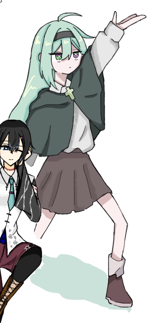 さにゃめさんの絵チャにもお邪魔させていただいてました！！！ 俺と