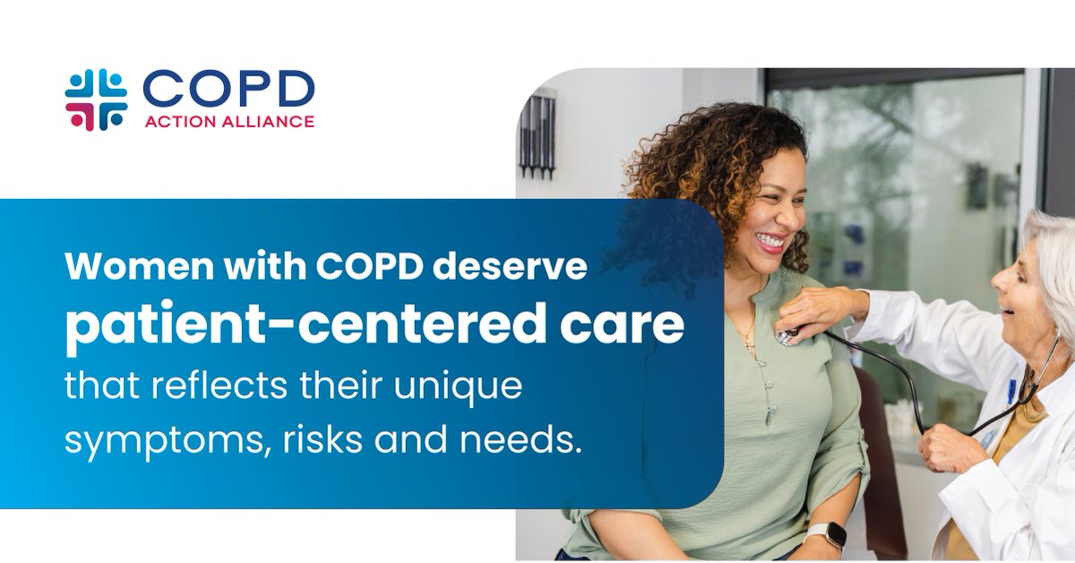 COPDaction's tweet photo. May is #NationalWomensHealthMonth! 

#DYK? Women are often misdiagnosed or diagnosed at later stages due to outdated perceptions that #COPD doesn’t affect women. 

Learn more: https://t.co/dR6tSm4Stj https://t.co/U0IYcrqZad