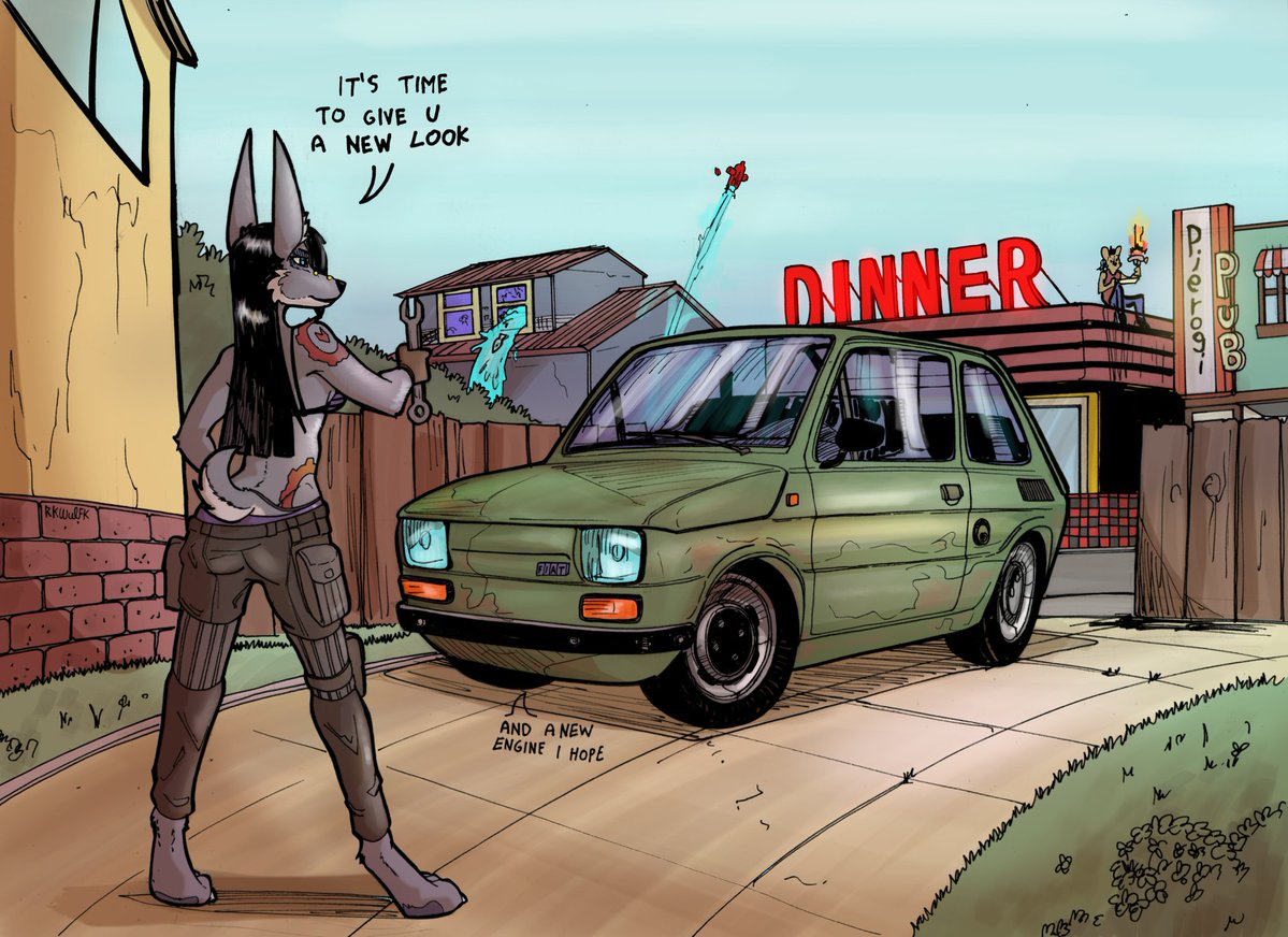 Lilianne is going to restore her rusty shitbox