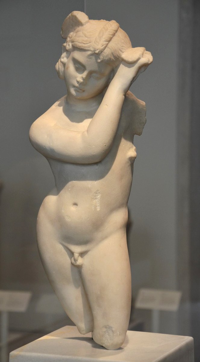 carolemadge's tweet photo. #MythologyMonday - In Greek mythology, Hypnos was the personification of sleep; the Roman equivalent was known as Somnus. His twin was Thánatos (death); their mother was the primordial goddess Nyx (night). He lived in a dark, peaceful cave where the sun never shone, often described as surrounded by poppies and the gentle sound of flowing water. Hypnos appears in stories like the Iliad, where he helps Hera trick Zeus by putting Zeus to sleep, showing that even the most powerful god wasn’t immune to him.

In ancient art, Hypnos is often depicted as a winged youth, with delicate feathers at his temples or shoulders, symbolising the swift and silent arrival of sleep.