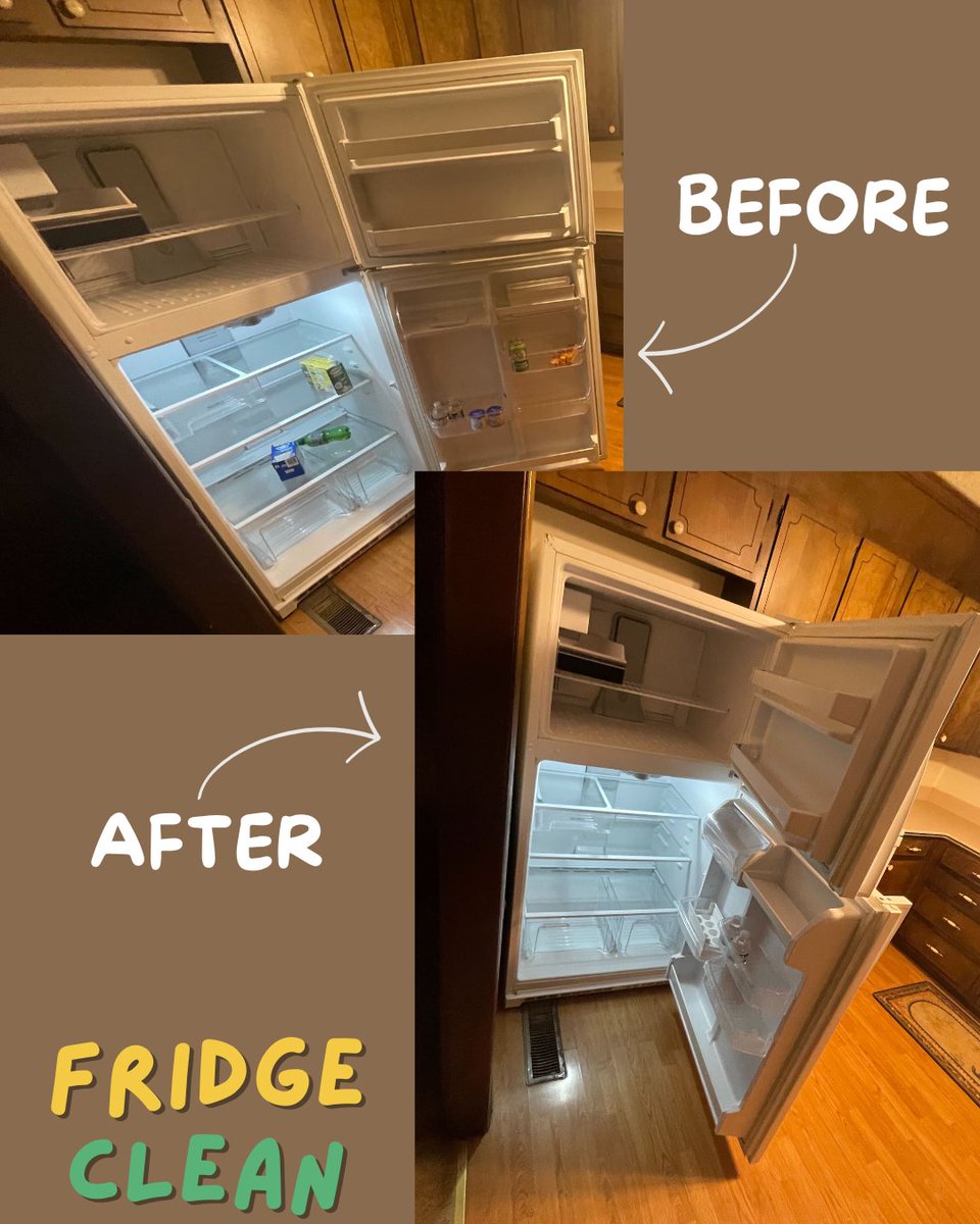 CleanCLTMaid's tweet image. From “I’ll deal with it later” → spotless ✨

Fridge deep clean = fresh, sanitized, and actually usable again.
This is the reset your kitchen didn’t know it needed.
📍 Charlotte, NC
👉 Book your clean: mycleancharlottemaids.com

#BeforeAndAfter #DeepClean #CleanHome