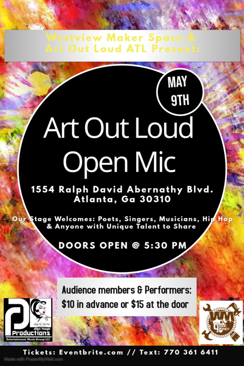 LadyVeeEvents's tweet photo. Atlanta creatives, where y’all at?! 🎤
It’s time to step out and show out
“MAY I Rock the Mic?!” is going UP this Saturday
Open Mic, vibes, and moments you don’t want to miss
#ATLScene #IndieArtists https://t.co/HIHHnrg0LI