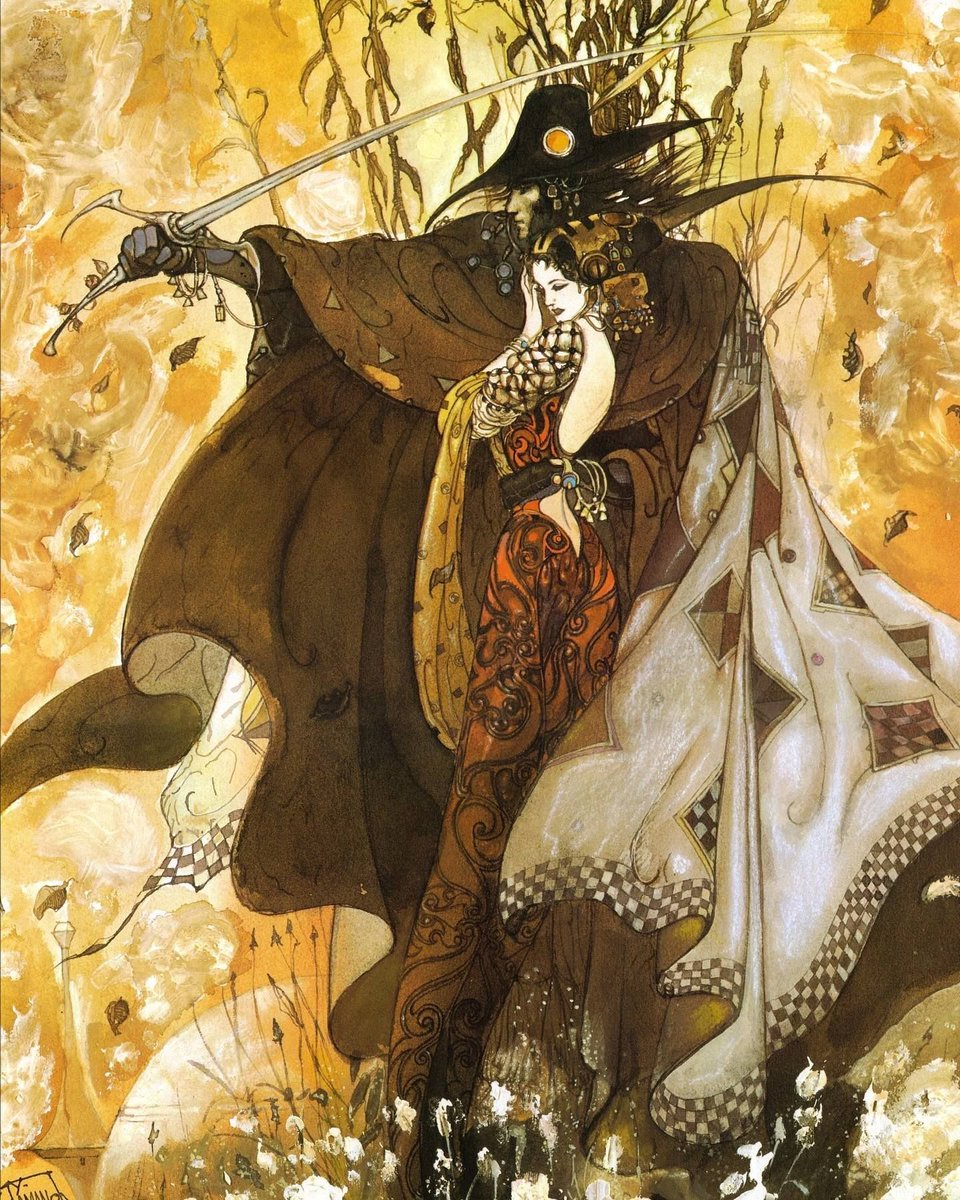 Vampire Hunter D artworks by Yoshitaka Amano (2000)