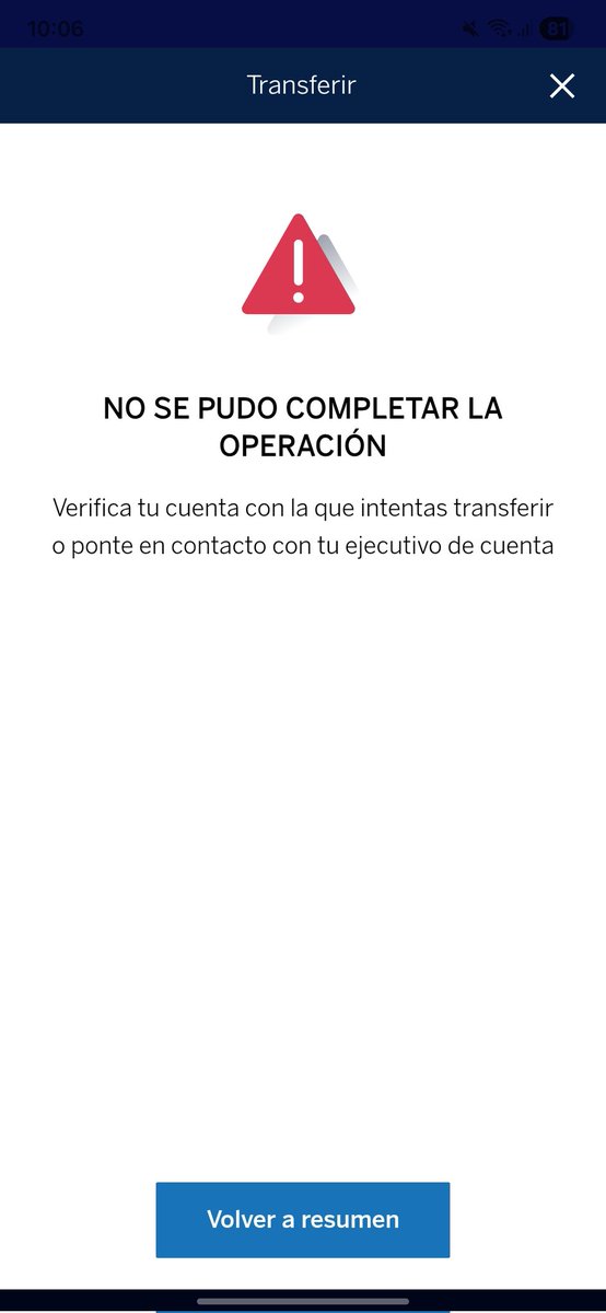 vanhelsing114's tweet photo. @BBVARe_mx Estimados BBVa llevo ya una semana con mi cuenta bancaria no me permite realizar transferencias me sale este mensaje y no puedo mover el dinero de mi cuenta, ya fui a sucursal y no me ayudaron en nada https://t.co/tYQnYbmXv1