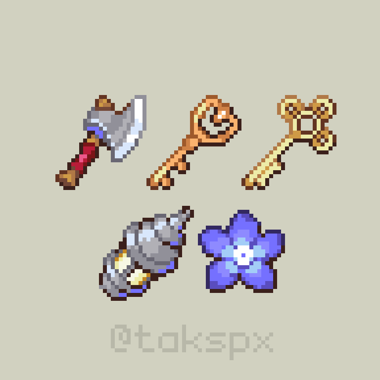 TAKSpx's tweet photo. icons I made for a gamejam #pixelart https://t.co/DJwA64qpXp