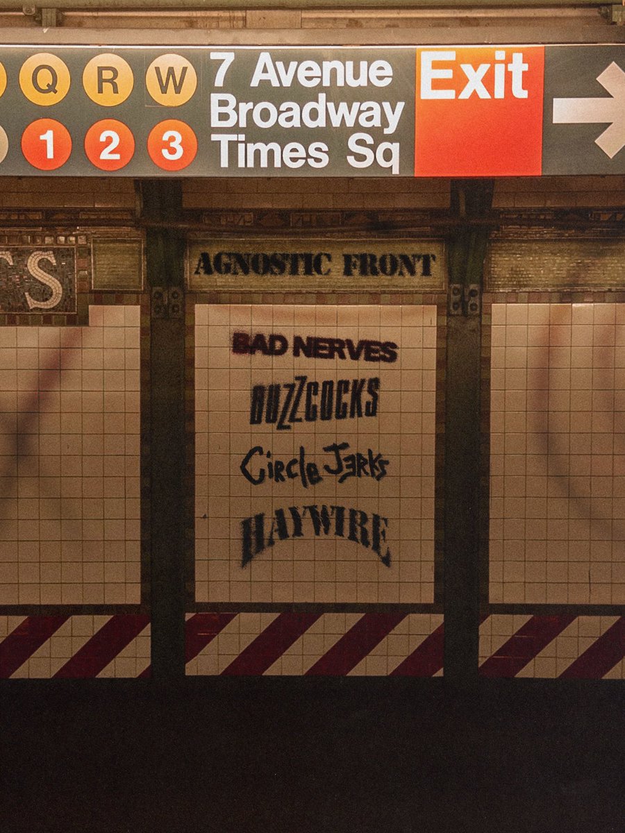 cbgbfest's tweet photo. Subway surfin till CBGB Fest 🚊⛓️
Tickets at https://t.co/S6sHrQol6x https://t.co/QDTzWkTGl8