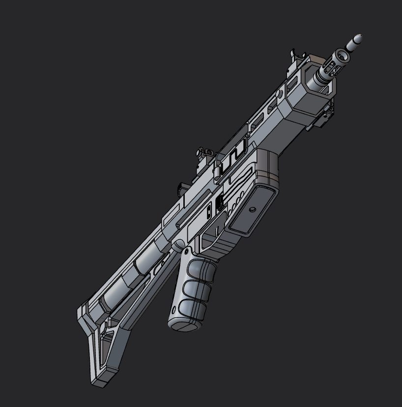 Quasar_1410's tweet photo. As a 3D artist on the @LOYALStudioTeam team, I'm making a new weapon, the Pulsar, based on AR9, for a quality update coming this summer.

#Indiegames #indiegame #indiedev #fpsgame https://t.co/AHfzmwMKaI