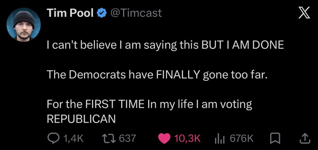 JohnsonDall's tweet photo. @Timcast Are you stupid? https://t.co/uLGt4ioEDV