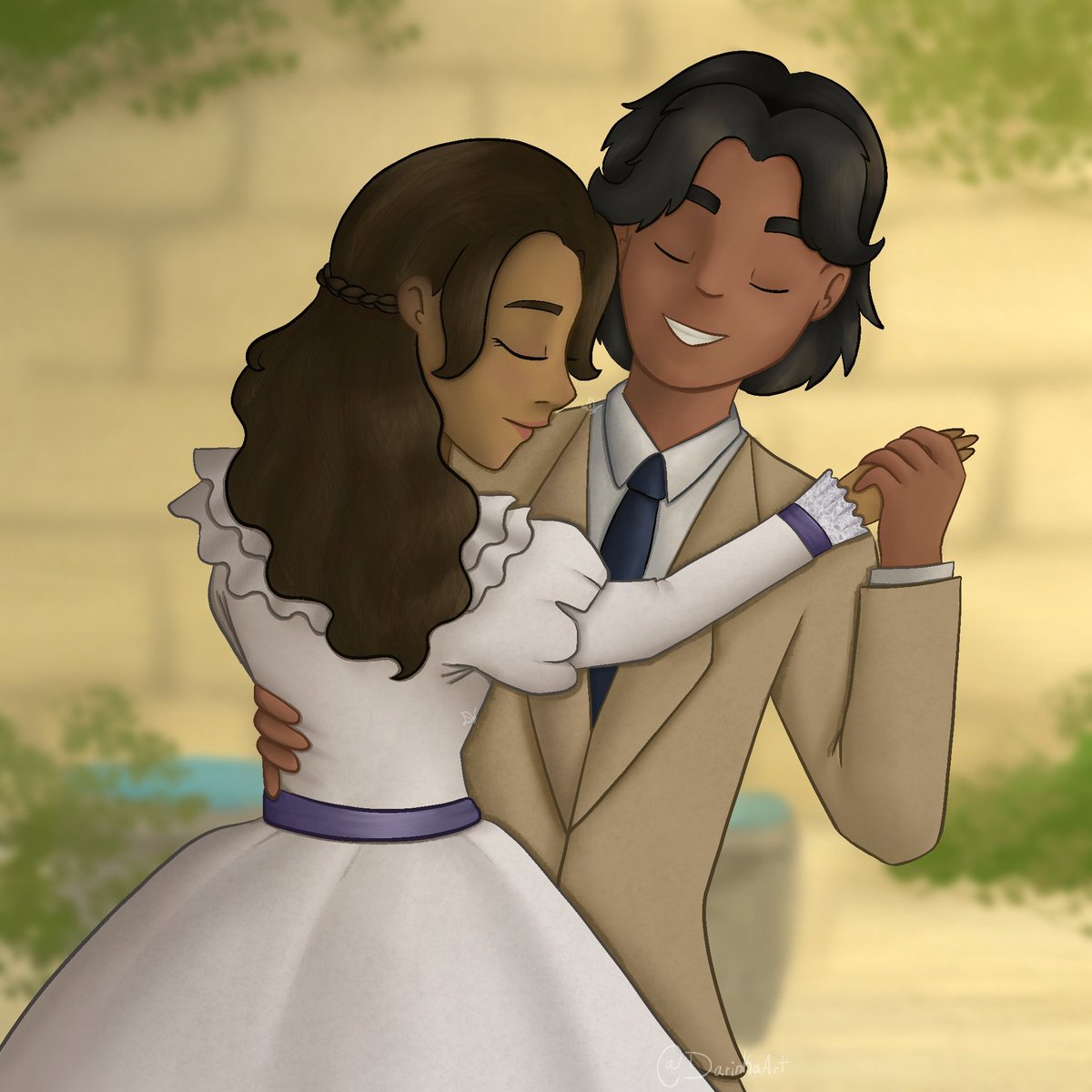 Quiahuitl12's tweet image. Francisca y Augusto bailando 

Seguimos intentando dibujar personas de perfil 🫠

Dibujo inspirado en el hecho por @vanillasparcake

#FrangustoDTIYS #dibujodigital #sustosocultosdefrankeldafanart #digitaldrawing #ilustraciondigital