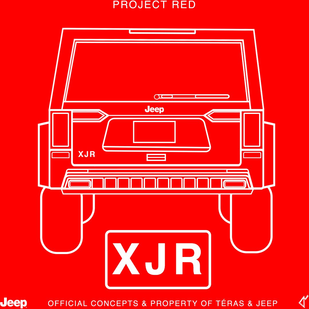 AceBandera3rd's tweet image. I hope you didn’t think it was over Project Red presents the official Jeep XJR blueprint. #jeep #Projectred