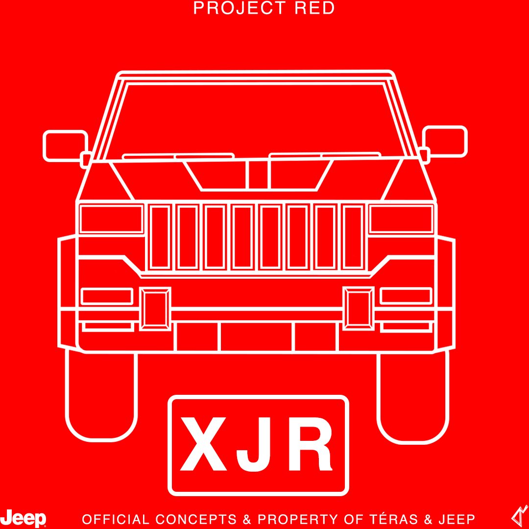 AceBandera3rd's tweet image. I hope you didn’t think it was over Project Red presents the official Jeep XJR blueprint. #jeep #Projectred