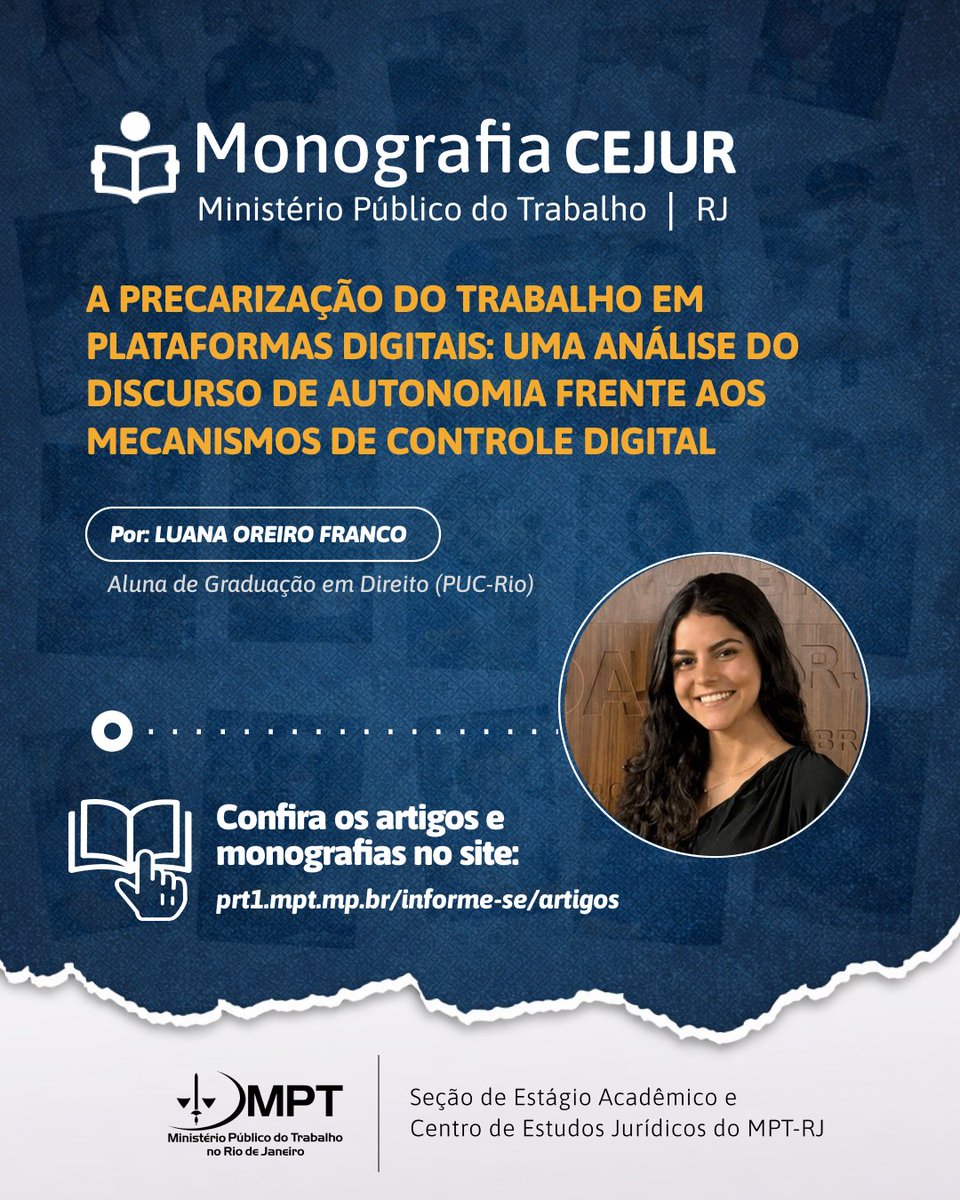 MPT no Rio de Janeiro (@MPTRJOficial) / Posts / X