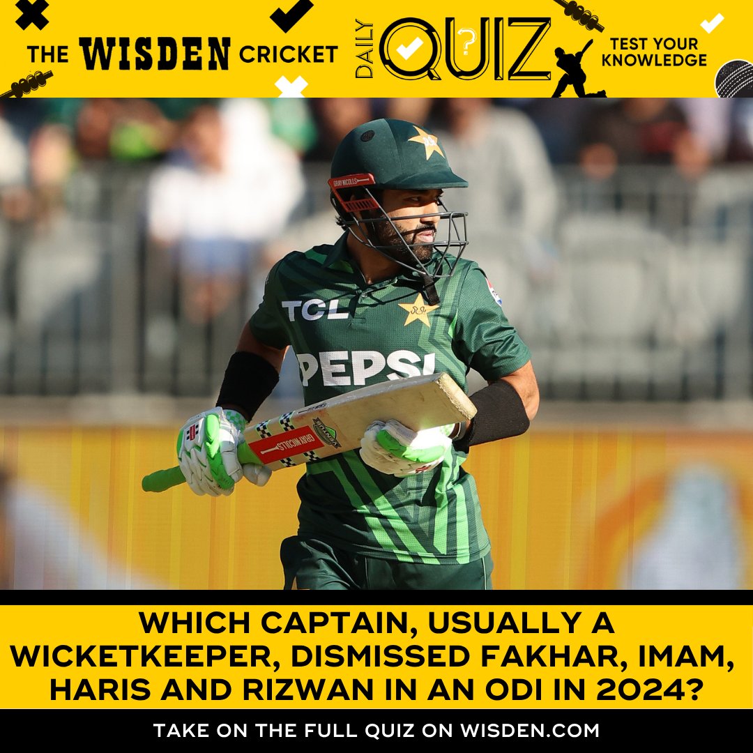 Wisden tweet media