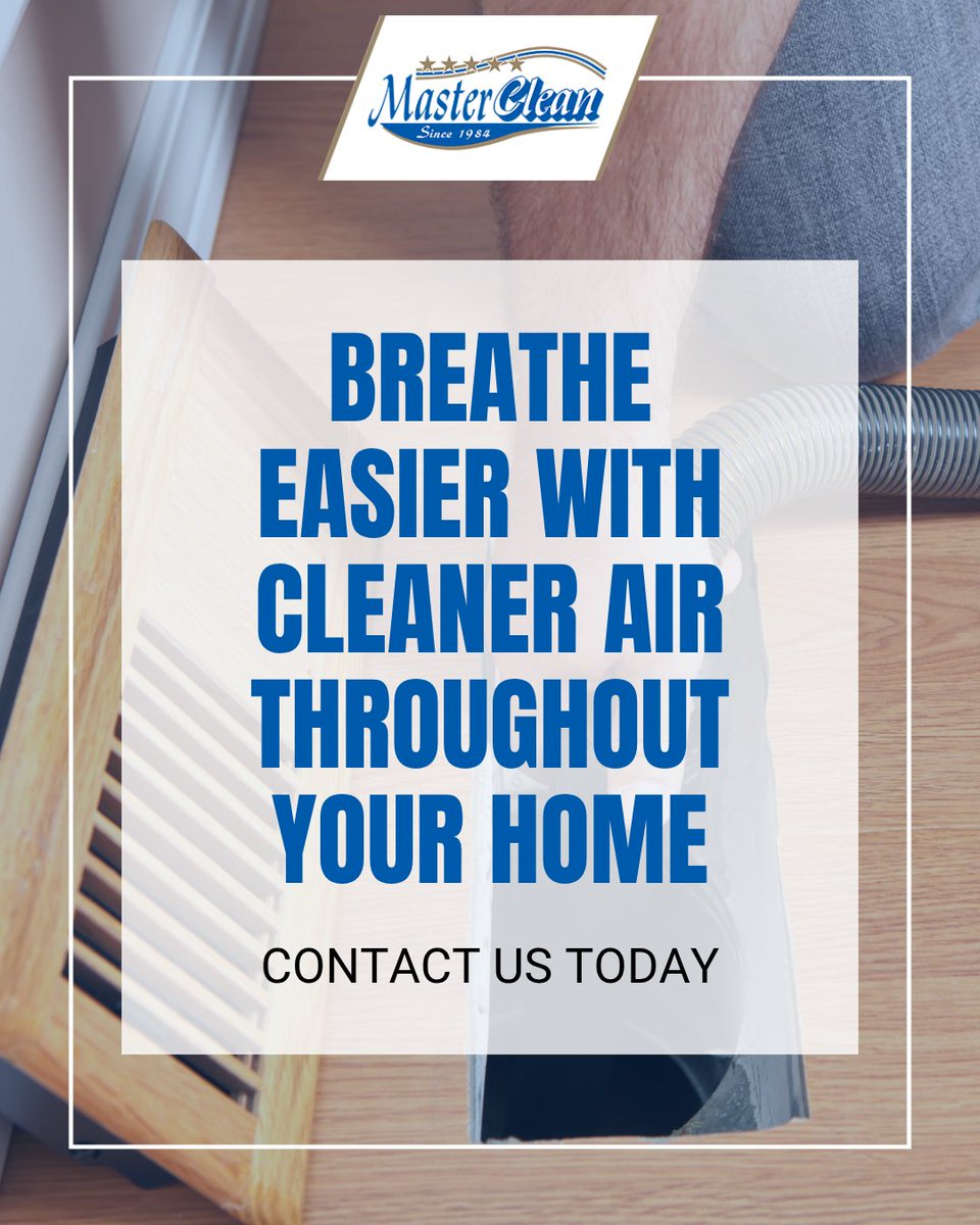 nwimasterclean's tweet image. Remove dust, allergens, and buildup from your air ducts to improve indoor air quality and keep your space feeling fresh.
 #AirDuctCleaning #IndoorAirQuality

bit.ly/4kkBBlc