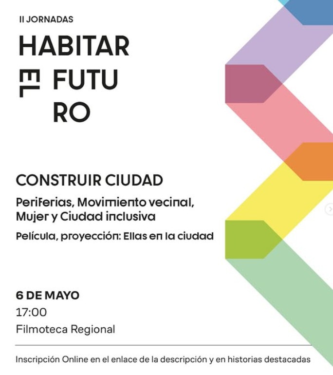 AytoMurcia's tweet photo. 📢II Jornadas Habitar el Futuro

👉6 Mayo:
17h Filmoteca Regional. Proyección película: Ellas en la ciudad.
19:30h Molinos Río. Presentación libro: Hijas del hormigón. Historia del clasismo, sexismo y violencia en las periferias españolas.

ℹ️Inscripciones https://t.co/bop8HfwtUG https://t.co/5Ac2D47NsU