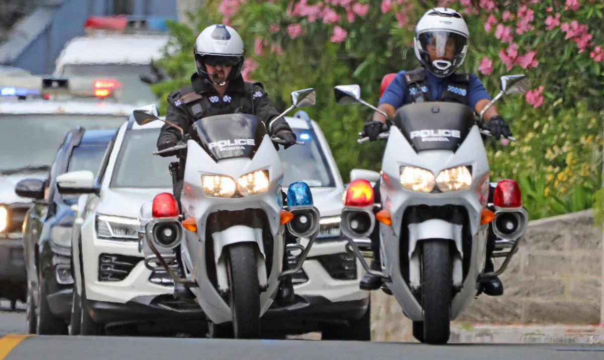 BermudaPolice's tweet photo. Together, our officers were present throughout the island in various capacities, to help ensure a safe &amp; seamless experience for all.

But what stood out most was the incredible spirit of the 🇧🇲 community. 

Your patience, cooperation + warm hospitality made all the difference. https://t.co/4dAQJC01PO