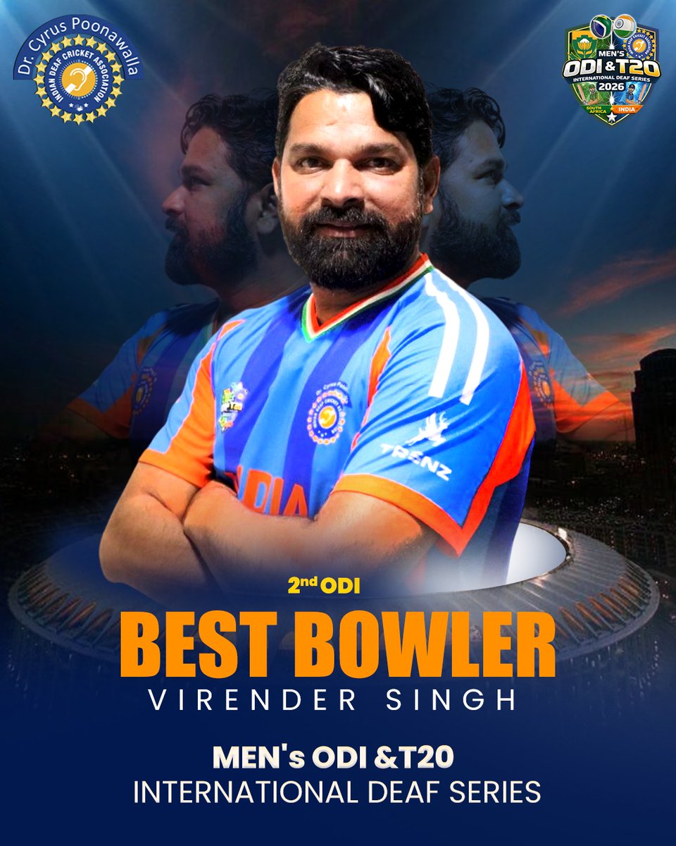 INDIAN DEAF CRICKET ASSOCIATION (IDCA)🇮🇳 tweet media