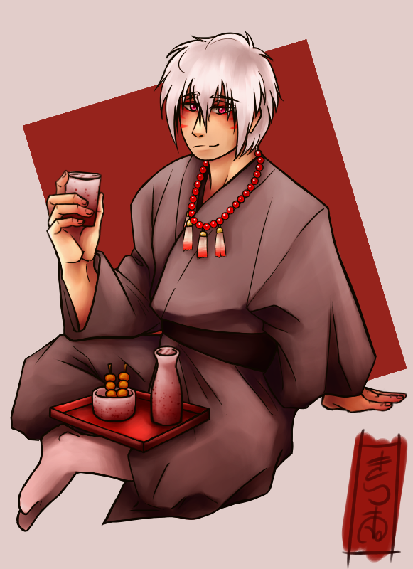 KitsuneTamaoki's tweet photo. So, this is Kamui. I think you can probably tell that this is and older piece because of how different the shading and the lineart are from how I do them currently (yay progress)
having the dango vertically like that isn't ideal either but thats more of a nitpick https://t.co/Ry4KptPV9b