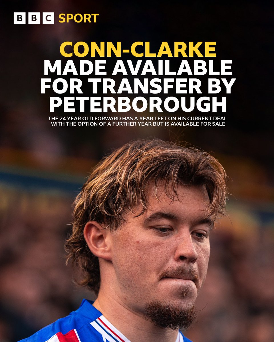 bbccumbriasport's tweet photo. Would you have him back, Carlisle fans?
Forward Chris Conn-Clarke is one of eight players to be made available for transfer after finishing 18th in League One this season.

#bbcfootball #carlisleunited #cumbrians https://t.co/KNOAp6xfkA