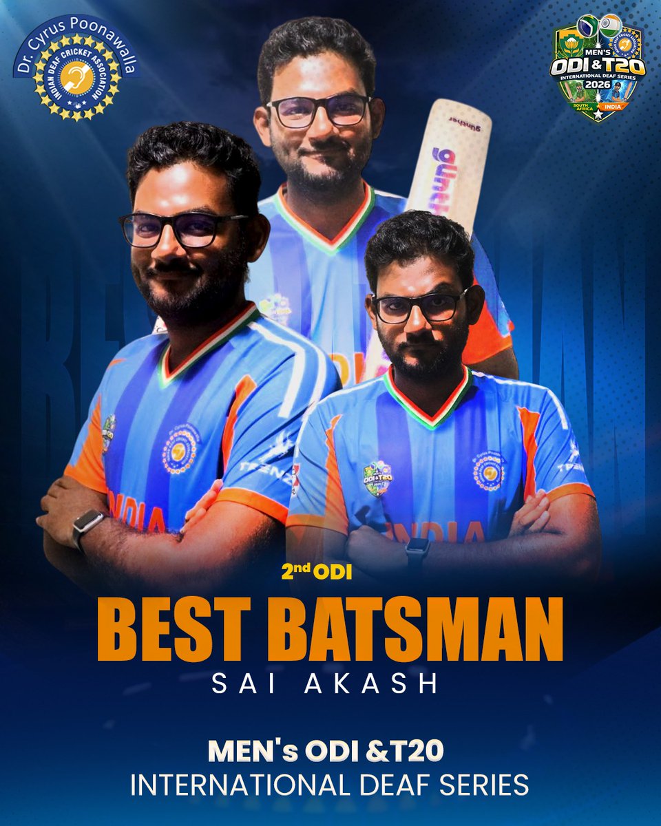 INDIAN DEAF CRICKET ASSOCIATION (IDCA)🇮🇳 tweet media
