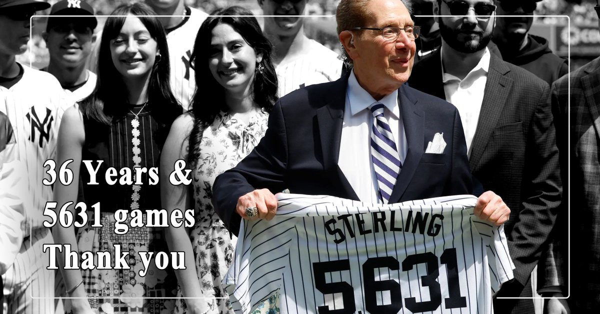 comicbookdotpro's tweet photo. Rest in peace to John Sterling. Legendary radio voice of the New York Yankees. 5,631 games called in 36 years. https://t.co/DarJGeTiuv