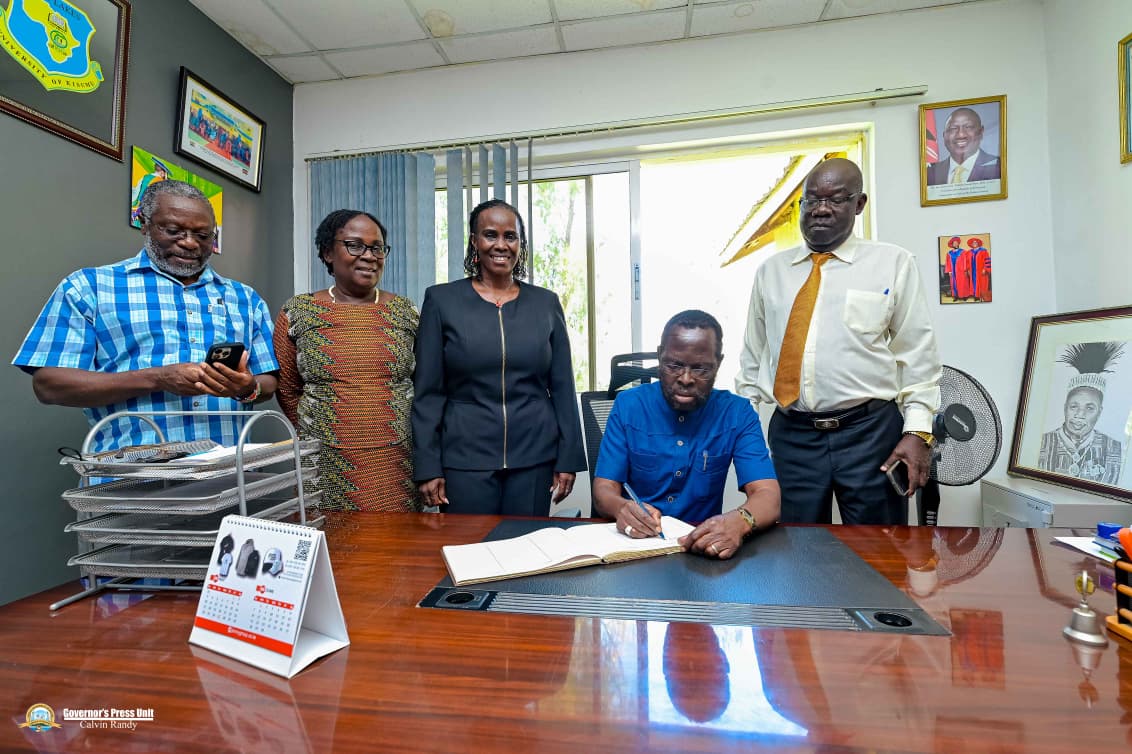 Gluk_official's tweet image. Great Lakes University of Kisumu hosts Nairobi Hospital College of Health Sciences' delegation on strategic partnership talks.
The Chancellor later inspected the progress at the Chandaria Innovation Centre for Science and Technology.
#GLUK #Partnerships #HigherEducation