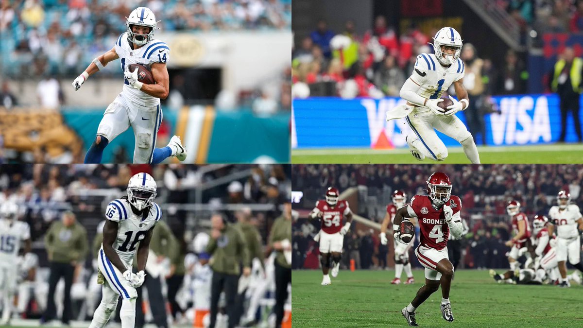 SleeperColts's tweet image. Colts wide receiver room post-draft:

▫️Alec Pierce
▫️Josh Downs
▫️Ashton Dulin
▫️Nick Westbrook-Ikhine
▫️Deion Burks
▫️Anthony Gould

How confident are you in this group on a scale of 1–10? ⬇️