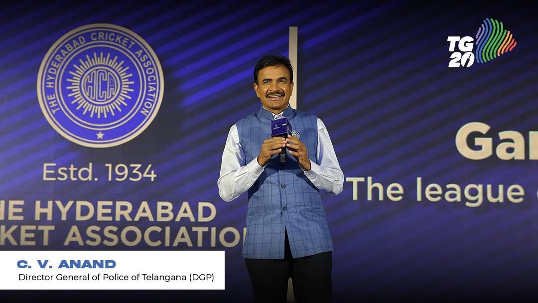 CVAnandIPS's tweet image. Attended the launch of the logo of the Telangana Premier #Cricket league (TPL) , a long felt need of every cricketer of #Telangana. 26 out of 29 states in India are running their own T20 cricket premier leagues and they have become the basis of identification of talent and